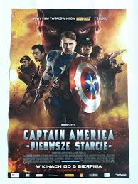 Kapitan ameryka (właściwie steve rogers) to pierwsza postać stworzona przez marvel comics. Plakat Kapitan Ameryka Pierwsze Starcie Okazja 8144597169 Oficjalne Archiwum Allegro