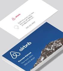 Airbnb Business Card Modern Contemporary Freelance Business Card Business Card Design Modern Business Cards Design