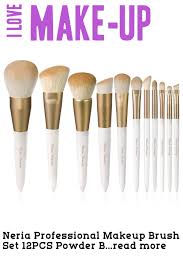 Neria Professional Makeup Brush Set 12pcs Powder Brush Foundation Blending Brush Eye Makeup Brush Set Makeup Brush Set Professional Professional Makeup Brushes