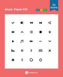 Download Music Player Fill Icon Pack Available In Svg Png Eps Ai Icon Fonts Music Players Icon Pack Icon