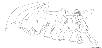 Play the movies and have a very colorful toothless day. How To Train Your Dragon Hiccup And Toothless Coloring Pages Printable