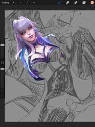 KDA All-Out Evelynn NSFW commission (work in progress) by NiczRandomArts :  rKDA