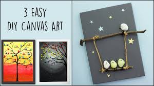 Shop art.com for the best selection of home décor wall art online! 3 Easy Diy Canvas Art Home Decor Youtube