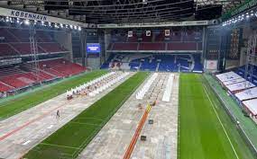 Why not embed this video in a forum, comment or in addition to some post? Copenhagen Football Stadium Transformed Into Massive Covid 19 Test Centre The Post