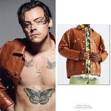 Harry For For The Face Magazine Martine Rose Oversized Brown Leather Jacket 1 750 C Hsfasharchive The Face Magazine Harry Styles Brown Leather Jacket