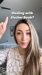 Slacker boob? 🫣🫠 Here are some tips that might help! #slackerboob  #breastfeeding #newmom #breastfeedingtips #increasemilksupply #momboss