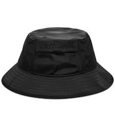 C.P. Company Nylon Bucket Hat Black | END.