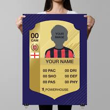 For instance, the game pack includes: Personalised Fifa Card Poster Custom Fifa Ultimate Team Card