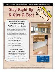 Give A Foot Flyer Post Giving Tuesday Community Health Alliance Giving Tuesday Capital Campaign Alliance