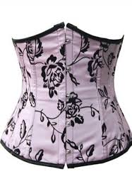 Black And White Floral Corset Black White Floral Satin Under Bust Corset Underbust Corset Corset Fashion Underbust