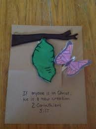New Creation In Christ Craft By Let Bible Crafts Childrens Church Crafts Bible Crafts For Kids