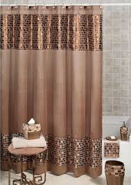 Turquoise And Brown Fabric Shower Curtains Brown Shower Curtain Fancy Shower Curtains Elegant Shower Curtains