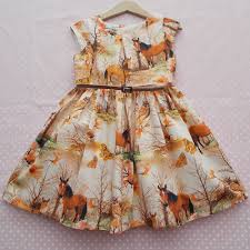 Girls Next Woodland Horse Amp Owl Party Dress Age 3 4 Years 104cm Dresses Party Dress Girl