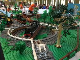 Brickvention 2016 The Royal Melbourne Exhibition Building Train Turntable Lego Ideeen Lego Trein
