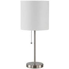 Mainstays Stick Table Lamp With Shade Cfl Bulb Included Walmart Com Lamp Table Lamp Cfl Bulbs