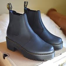 Khombu lindsey women's all weather suede leather boots shoes black size 7. Dr Martens Shoes Dr Martens Rometty Leather Platform Shoes Poshmark