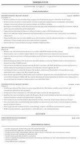 organic chemist resume sample mintresume