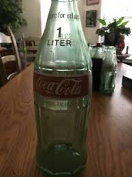 Vintage Empty 33 8 Oz 1 Liter Glass Coca Cola Bottle With Cap Ebay