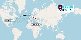 I _ f & ? Qr701 Flight Status Qatar Airways Doha To New York Qtr701