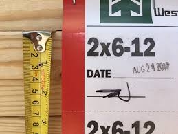 Many people make the mistake of planning their materials list based on what's known in the lumber world as nominal dimensions. for example, when a piece of rough 1×6 decking is surfaced, the net finished or actual dimension of the board will be 3/4″x5 1/2″ (see the above picture). The Difference Between Nominal And Actual Boards J F Rohrbaugh