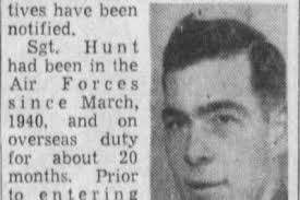 East Tennessee Veterans Memorial Association — Hunt, Thomas J.