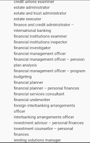 Assisting in the preparation of budgets. Financial Services Representative Job Description Noc