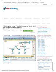 7 2 1 6 Packet Tracer Configuring Numbered Standard Ipv4 Acls Instructions Answers Pdf 7 2 1 6 Packet Tracer Configuring Numbered Standard Ipv4 Acls Course Hero