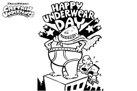 Bureau of otherworldly operations • the boss baby • captain underpants • chicken run • the croods • home • how to train your dragon • kung fu panda • madagascar • megamind • monsters vs. Best Coloring Pages Happy Underwear Day Printable Captain Underpants Coloring Pages For Boys Ecolorings Info