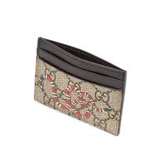 Gucci print leather coin wallet. Gucci Card Holder With Snake Promotions