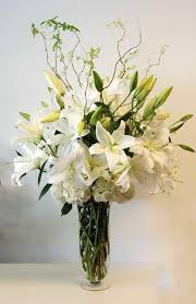 To plant trees in memory, please visit our. Classic White Oriental Lilies In Atlanta Ga Buckhead Florist Inc Flower Arrangements Simple Winter Floral Arrangements Spring Floral Arrangements