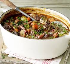 Zucchini, tomatoes, eggplant on a white plate. Casserole Recipes Bbc Good Food