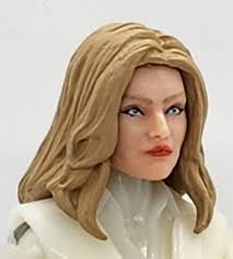 Female Head: "CHRISTINA" LIGHT Skin Tone with 2 (TWO) LIGHT BROWN Hair  Pieces (LONG AND MEDIUM Length) Deluxe Set