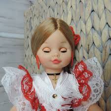 The doll has become a fun object for children and a collectible object for older people around the world recent posts. Large Spanish Doll Outfitted In Traditional Flamenco Dress Made In Spain