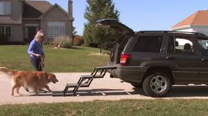I do not want to make it a permanent ramp/exit, nor do i want it to cost a fortune since my son may move out and i don't want to have this set up forever. Pet Loader Superior Dog Steps For Vehicles And More Made In The Usa