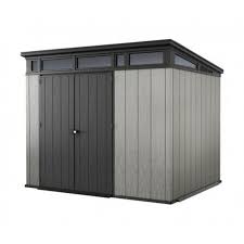 D'une surface totale de 4.6m², votre abri vous permet de stocker facilement tout votre matériel de jardin. Abri De Jardin Resine Keter Oakland Artisan 97 278x218x226 Cm Boutique Jardinitis