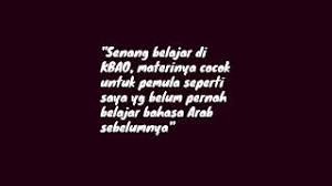 Insya allah di follow up. Kelas Bahasa Arab Online Kbao