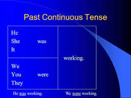 He was working on susan's roof and dropped dead of a heart attack. Past Continuous Tense He Shewas It Working We Youwere They He Was Working We Were Working Ppt Download