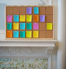 Diy Calendar With Post Its On A Corkboard Perfect For In The Classroom At Home Corkboard Calendar Craft Room Organization Creative Organization