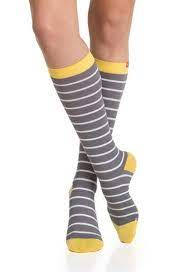 Designer Compression Socks On Sale Up To 30 Off Vim Vigr Womens Compression Socks Compression Socks Nautical Stripes