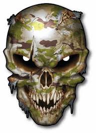 Punisher skull green line : Camouflage Skull Decal Army Car Truck Military Pack Sticker Tgl T Low Priced Decals Lots Of Designs