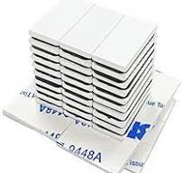 30 Pack Strong Neodymium Bar Magnets with Double-Sided Adhesive,Epoxy  Waterproof Rare Earth Rectangular Magnets for Refrigerator,Crafts,Tool, DIY  ...