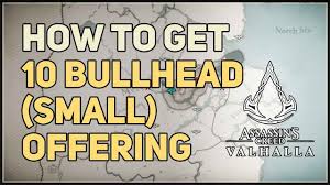 10 Bullhead Small Offering Assassin S Creed Valhalla Elisdon Altar Youtube You can do this by building the fishing hut in ravensthorpe by the dock. 10 bullhead small offering assassin s creed valhalla elisdon altar
