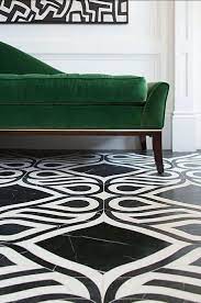 The Biggest Fabric Trends You Ll Find In Stores In 2017 White Tile Floor Green Decor Decor