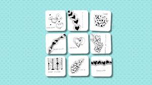 Cool zentangle patterns step by step. 9 Easy Zentangle Patterns For Beginners Emilysuess Com