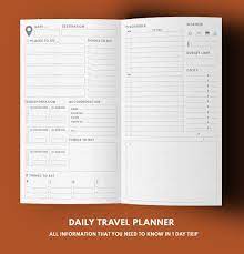 Travel Planner Printable For Midori Travelers Notebook Travel Etsy Travel Planner Itinerary Planner Travel Itinerary Planner