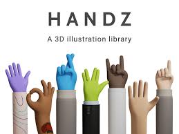 This Is Free 3d Hands Gestures Library For Any Occasion 12 Hands Gesture With 9 Color Skins And 3 Variations Of Slee Hand Illustration 3d Illustration 3d Hand