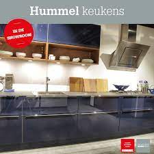 prachtige nolte keuken in blauwe kleur de glans geeft een gaaf effect aan de keuken daarnaast heeft deze keuken een gemel keuken inspiratie haulerwijk keuken