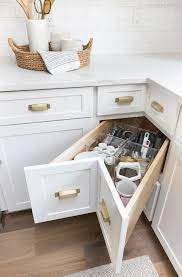 Simple solutions to organize a deep pantry. Kitchen Cabinet Storage Organization Ideas Driven By Decor