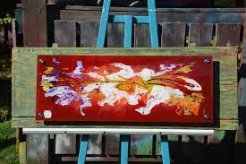 Art Abstrait Vintage Et Moderne Acrylique Sur Plexiglas Art Painting Fine Art