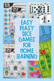 Easy Peasy Dice Games For Home Learning Group Games For Kids Kindergarten Kids Pre K Games